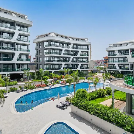Bright Flat With Pool & Private 750m To Sea Apartmán