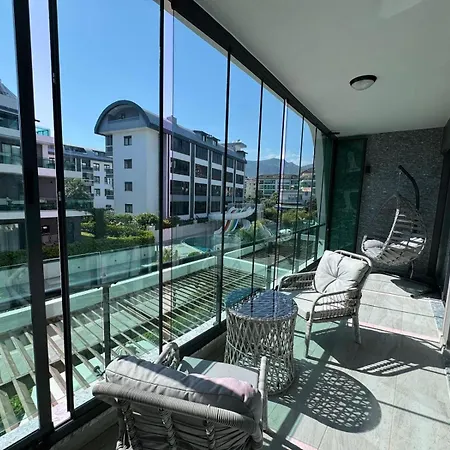 Appartement Bright Flat With Pool & Private 750m To Sea Alanya